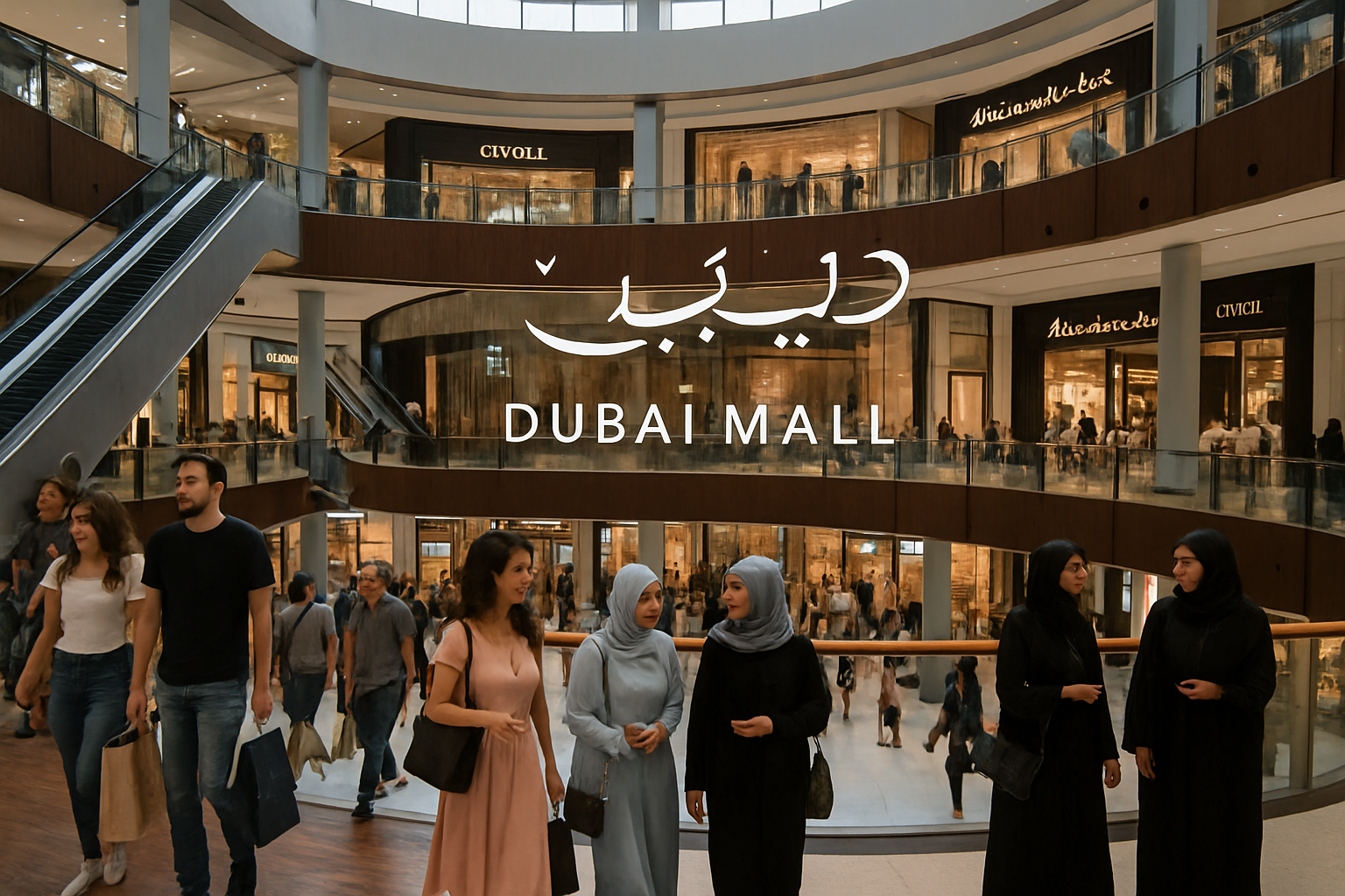 Shopping experience in Dubai Mall