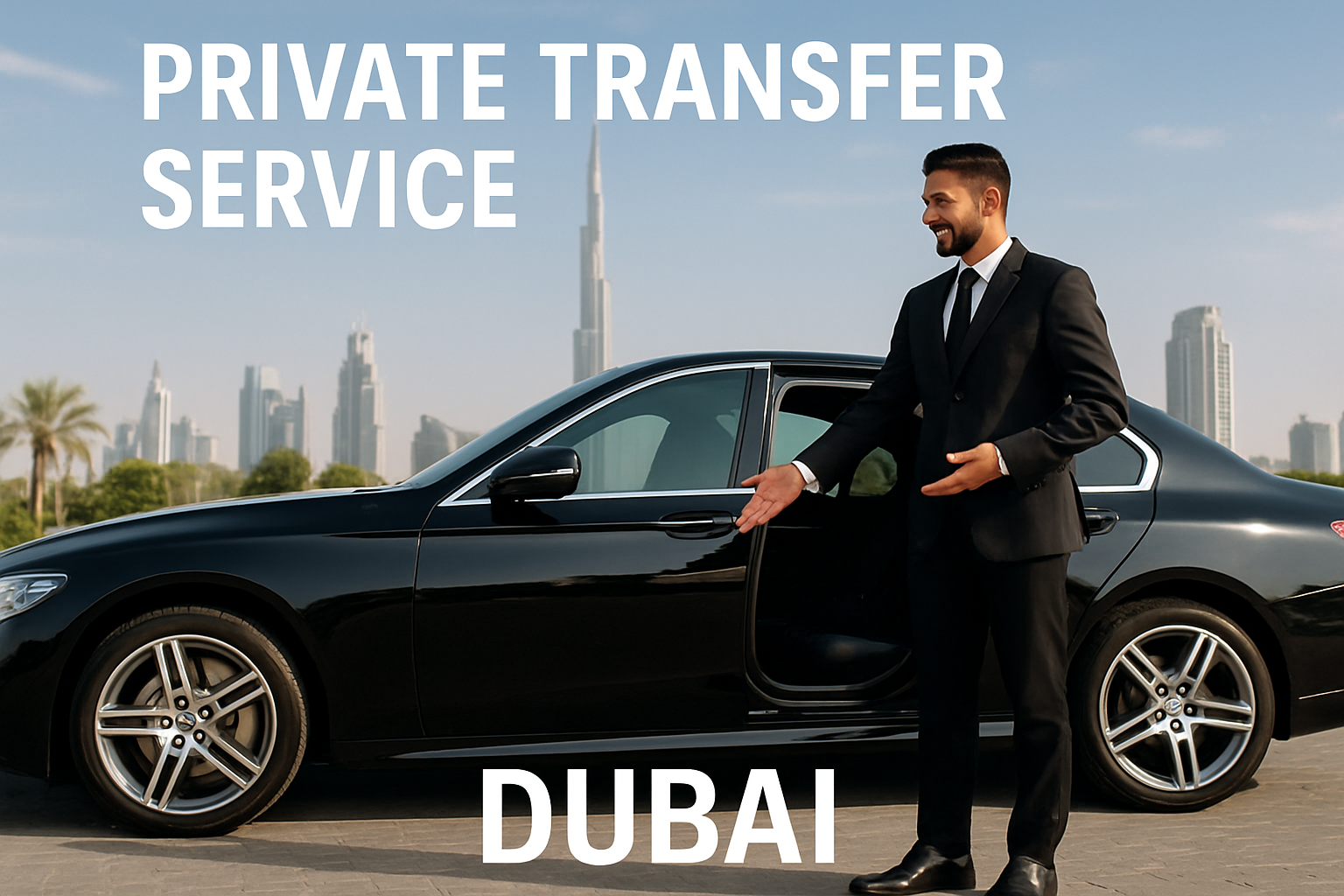 Private transfer service with luxury vehicles in Dubai